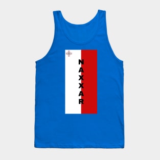 Naxxar City in Malta Flag Vertical Tank Top